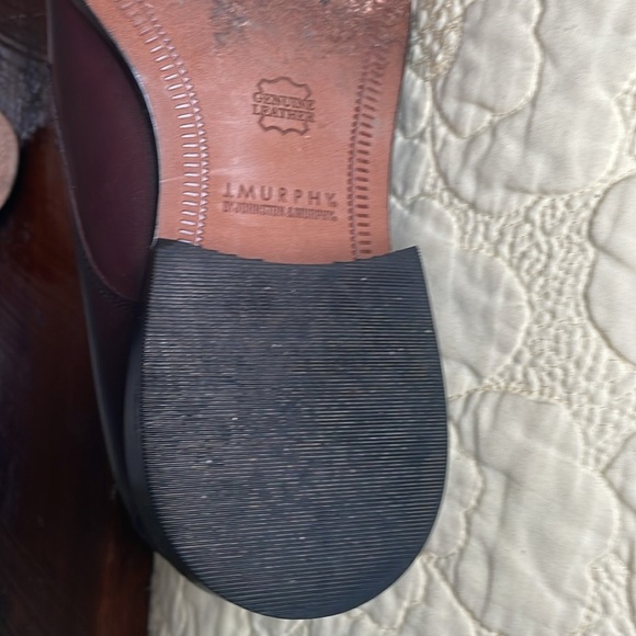 J. Murphy Men’s Burgundy LeatherDress Shoes Size 9 - Picture 5 of 8
